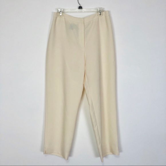 Lauren Ralph Lauren Cream Color zip up dress Pants - Picture 1 of 8
